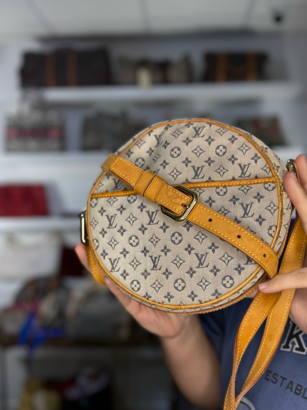 LV DENIM CROSSBODY